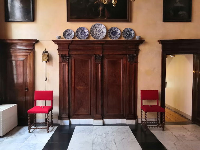 Гостната в църква-музей "Our Lord in the Attic", Амстердам, Нидерландия.