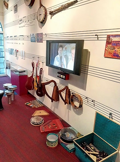 Музикалните инструменти в музея, гр. Амстердам, Нидерландия.