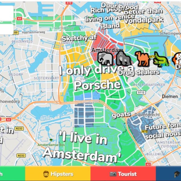 Една по-различна карта на Амстердам