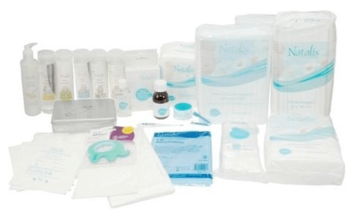 Всяка бременна в Нидерландия има вкъщи родилен пакет, наричан на нидерландски език kraampakket. luxe